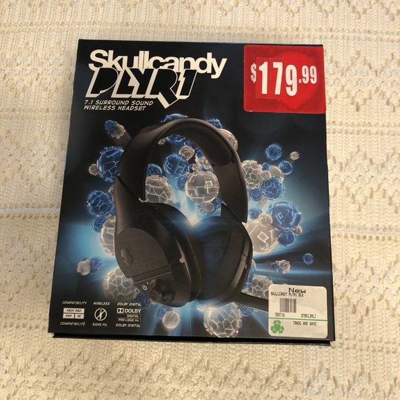 💕💕 host pic💕 Skullcandy gamers PLYR1 7.1 surround sound wireless headset - Picture 1 of 8